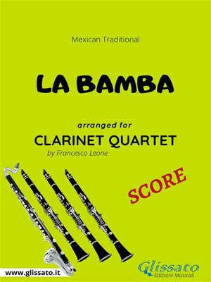 cover image of La Bamba--Clarinet Quartet SCORE